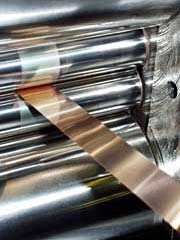 High precision rolling of Copper tape